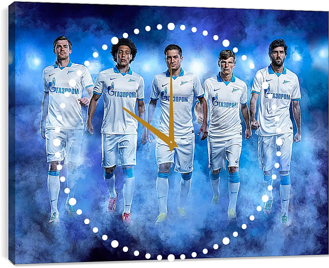 Часы картина - ФК Зенит Санкт-Петербург. FC Zenit St. Petersburg