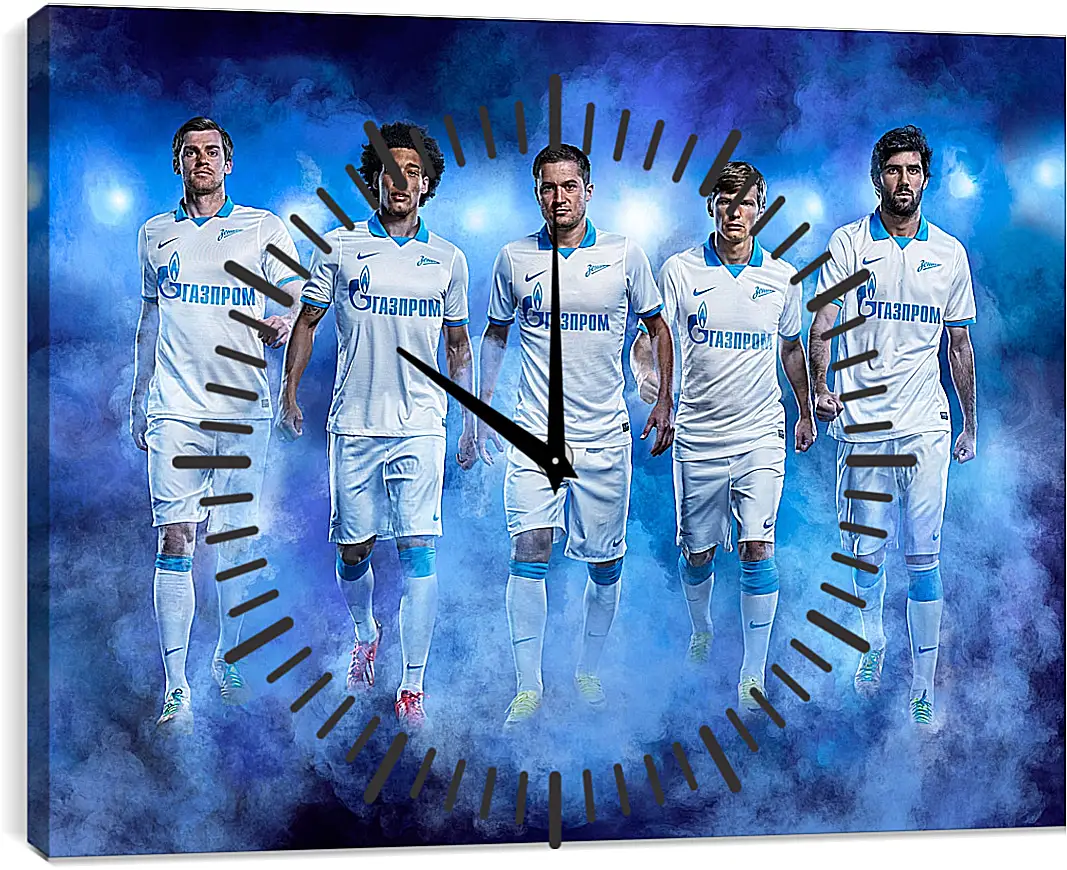 Часы картина - ФК Зенит Санкт-Петербург. FC Zenit St. Petersburg