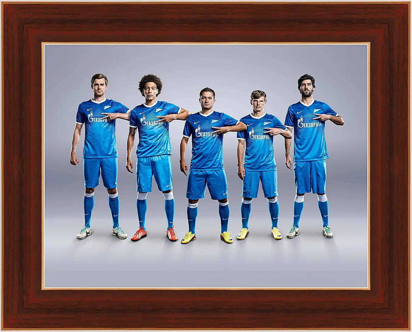 Картина в раме - ФК Зенит Санкт-Петербург. FC Zenit St. Petersburg