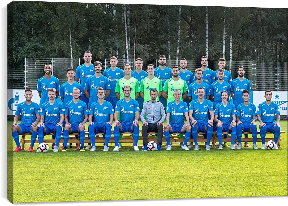 Постер и плакат - ФК Зенит Санкт-Петербург. FC Zenit St. Petersburg