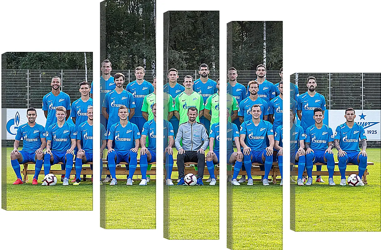 Модульная картина - ФК Зенит Санкт-Петербург. FC Zenit St. Petersburg