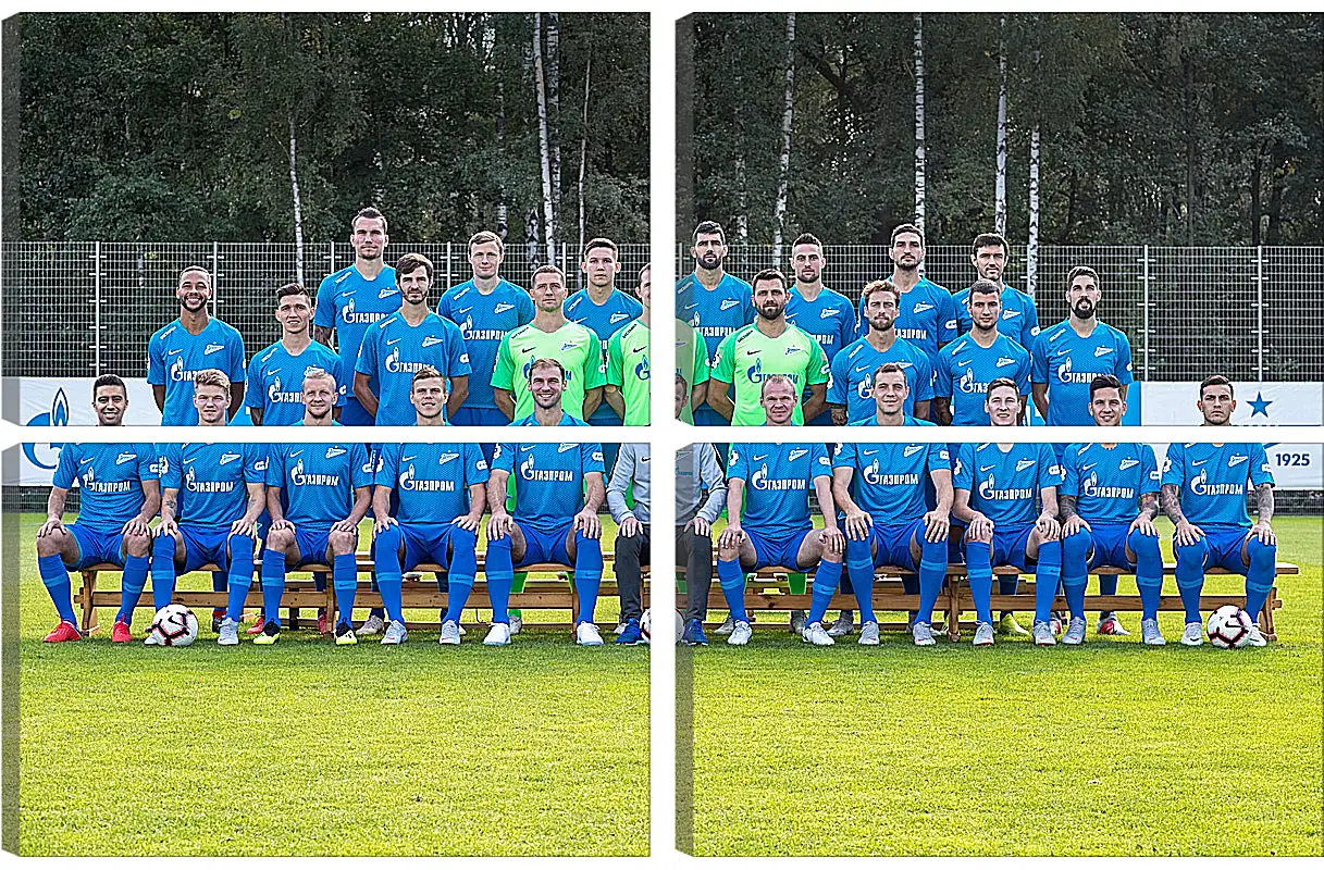 Модульная картина - ФК Зенит Санкт-Петербург. FC Zenit St. Petersburg