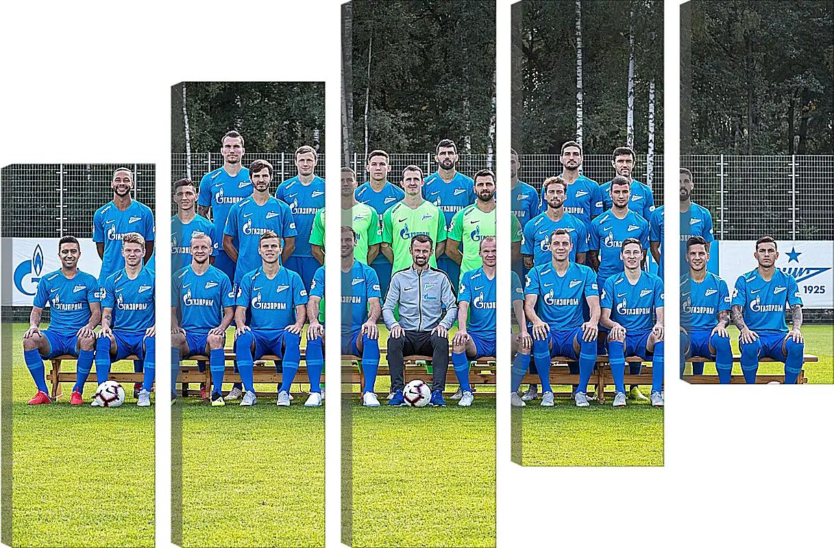 Модульная картина - ФК Зенит Санкт-Петербург. FC Zenit St. Petersburg