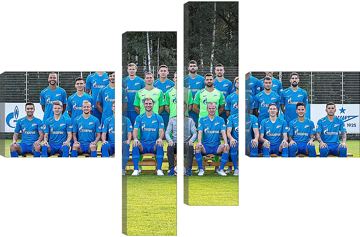 Модульная картина - ФК Зенит Санкт-Петербург. FC Zenit St. Petersburg