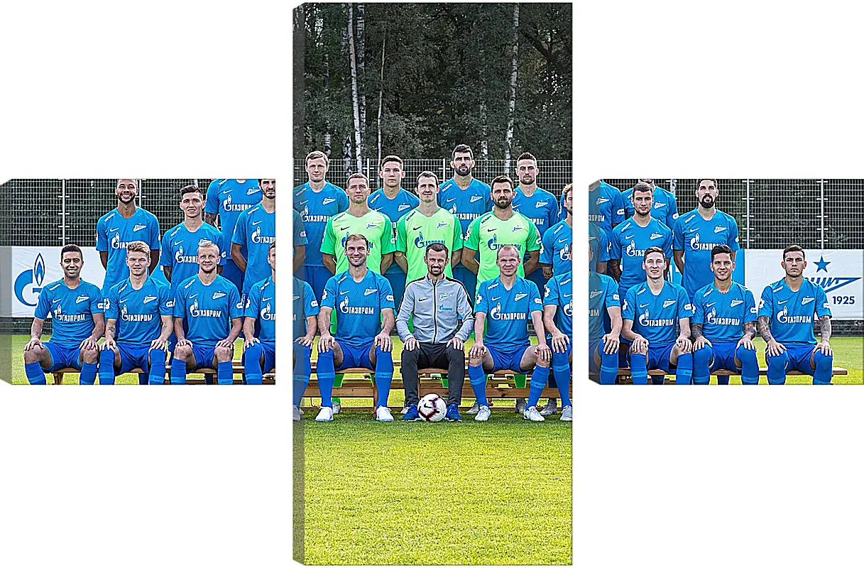 Модульная картина - ФК Зенит Санкт-Петербург. FC Zenit St. Petersburg