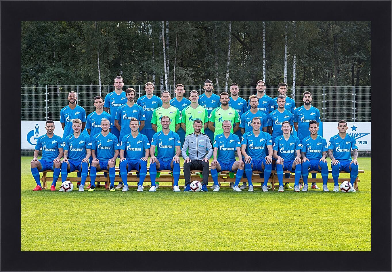 Картина в раме - ФК Зенит Санкт-Петербург. FC Zenit St. Petersburg