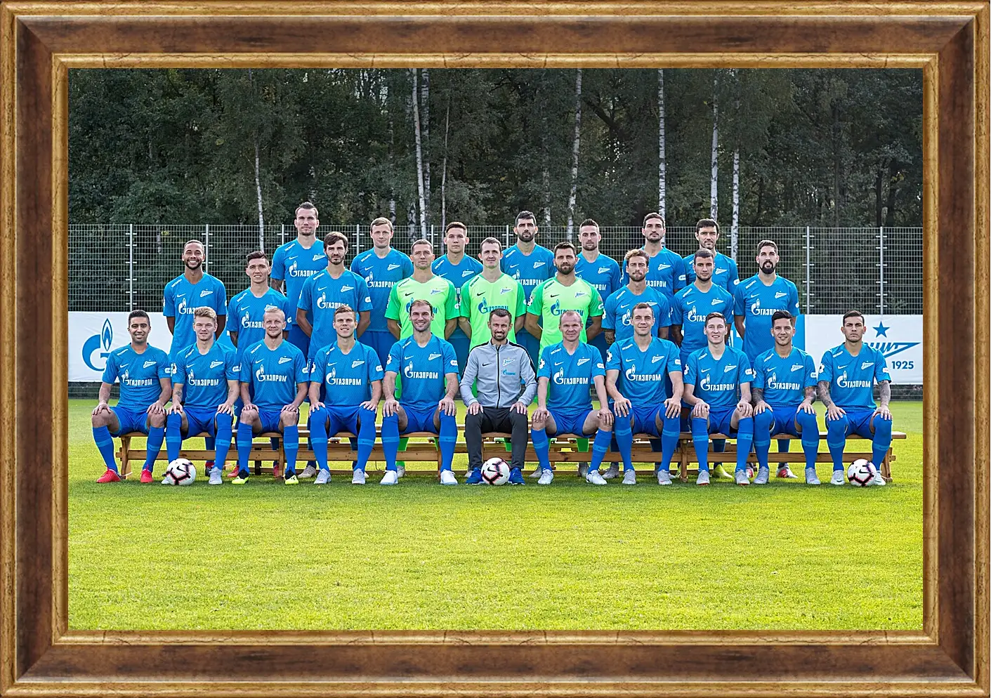 Картина в раме - ФК Зенит Санкт-Петербург. FC Zenit St. Petersburg