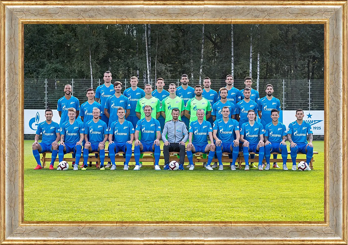 Картина в раме - ФК Зенит Санкт-Петербург. FC Zenit St. Petersburg