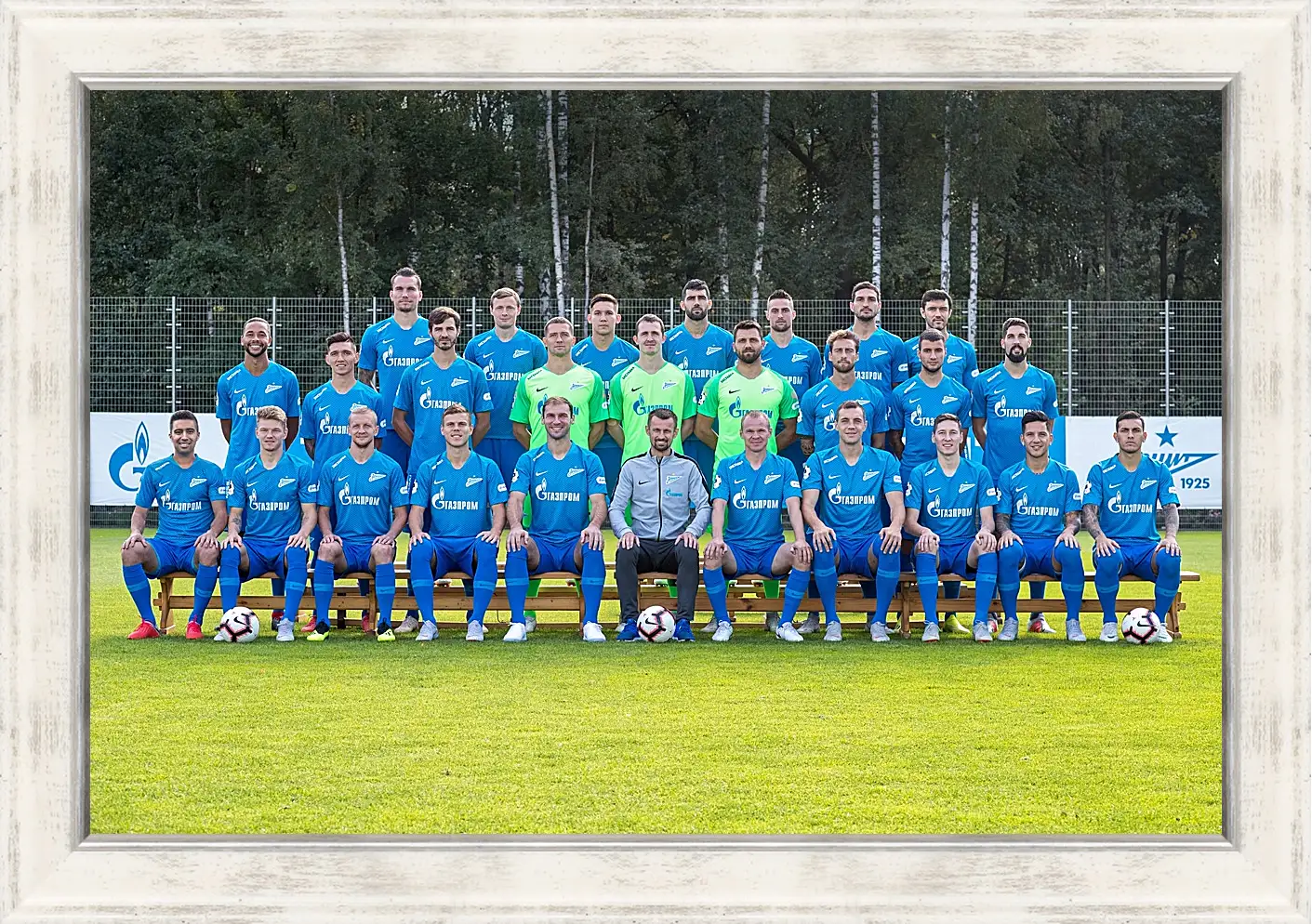 Картина в раме - ФК Зенит Санкт-Петербург. FC Zenit St. Petersburg