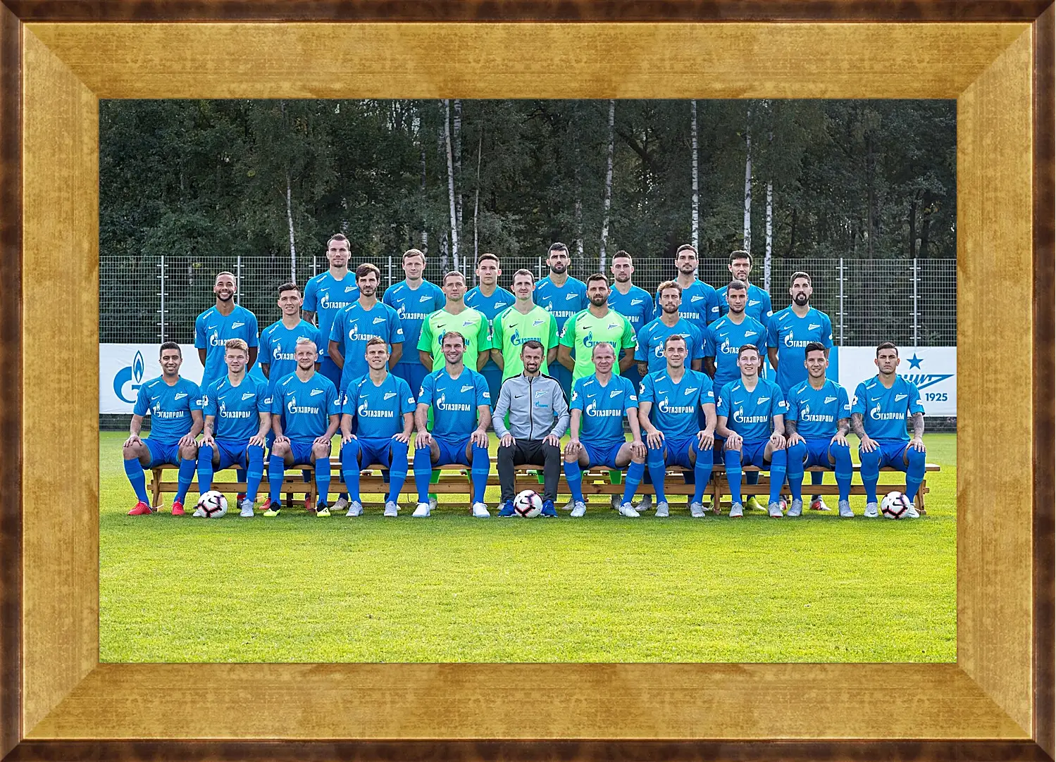 Картина в раме - ФК Зенит Санкт-Петербург. FC Zenit St. Petersburg