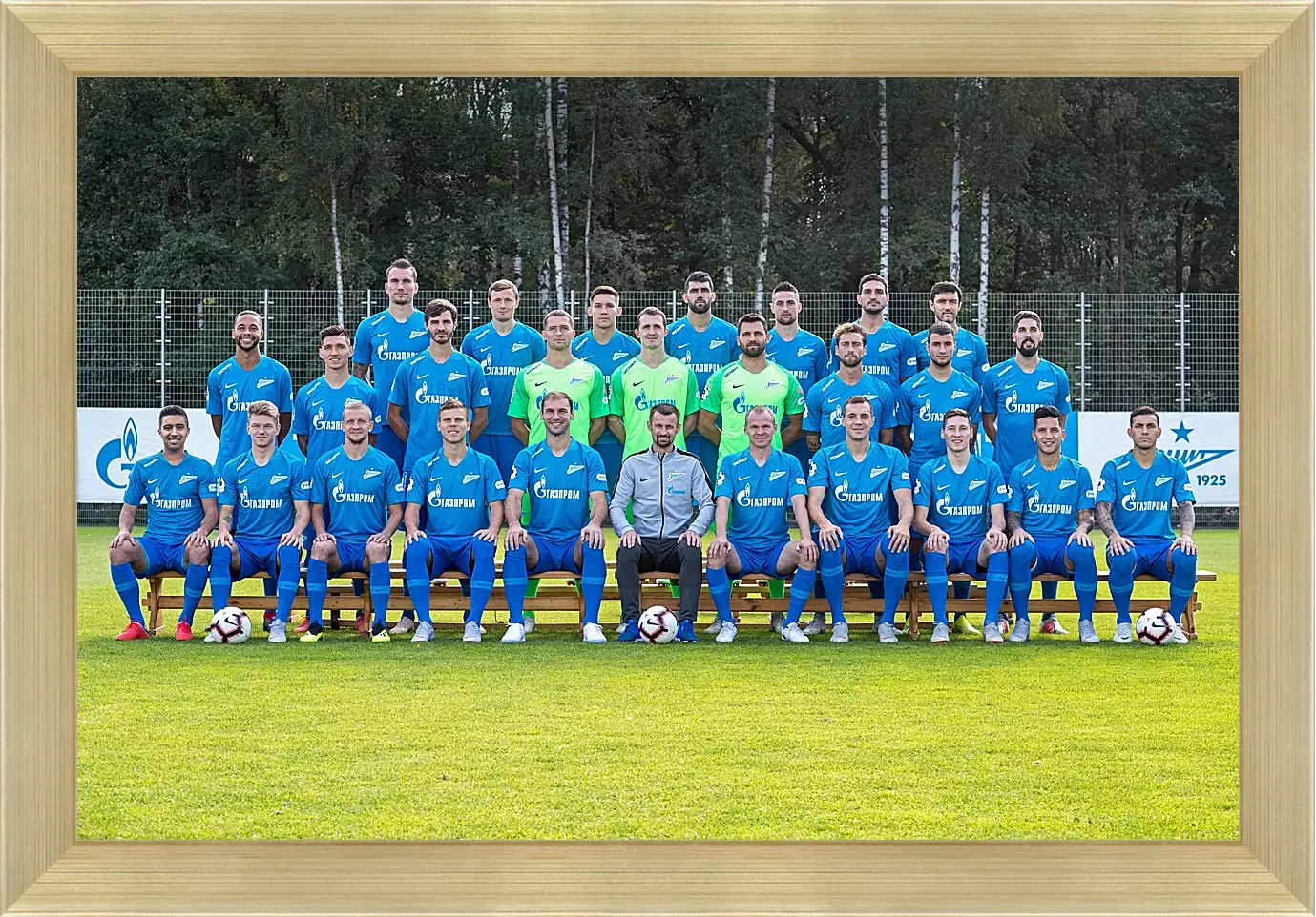 Картина в раме - ФК Зенит Санкт-Петербург. FC Zenit St. Petersburg