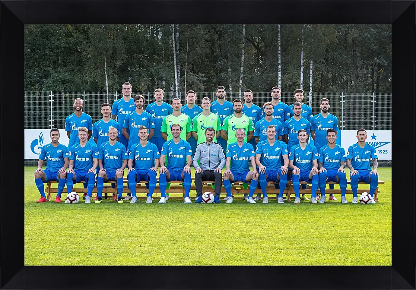 Картина в раме - ФК Зенит Санкт-Петербург. FC Zenit St. Petersburg