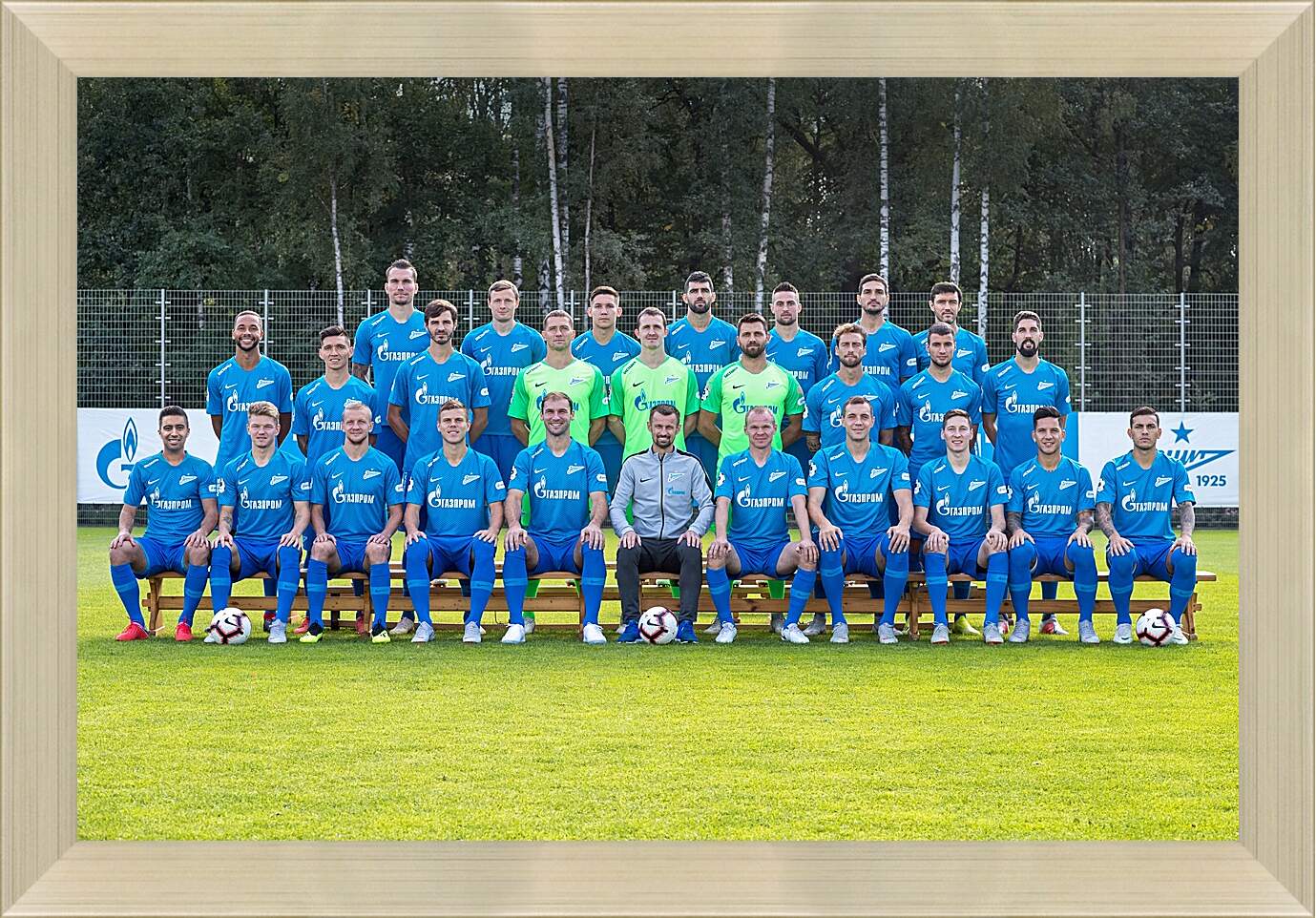 Картина в раме - ФК Зенит Санкт-Петербург. FC Zenit St. Petersburg