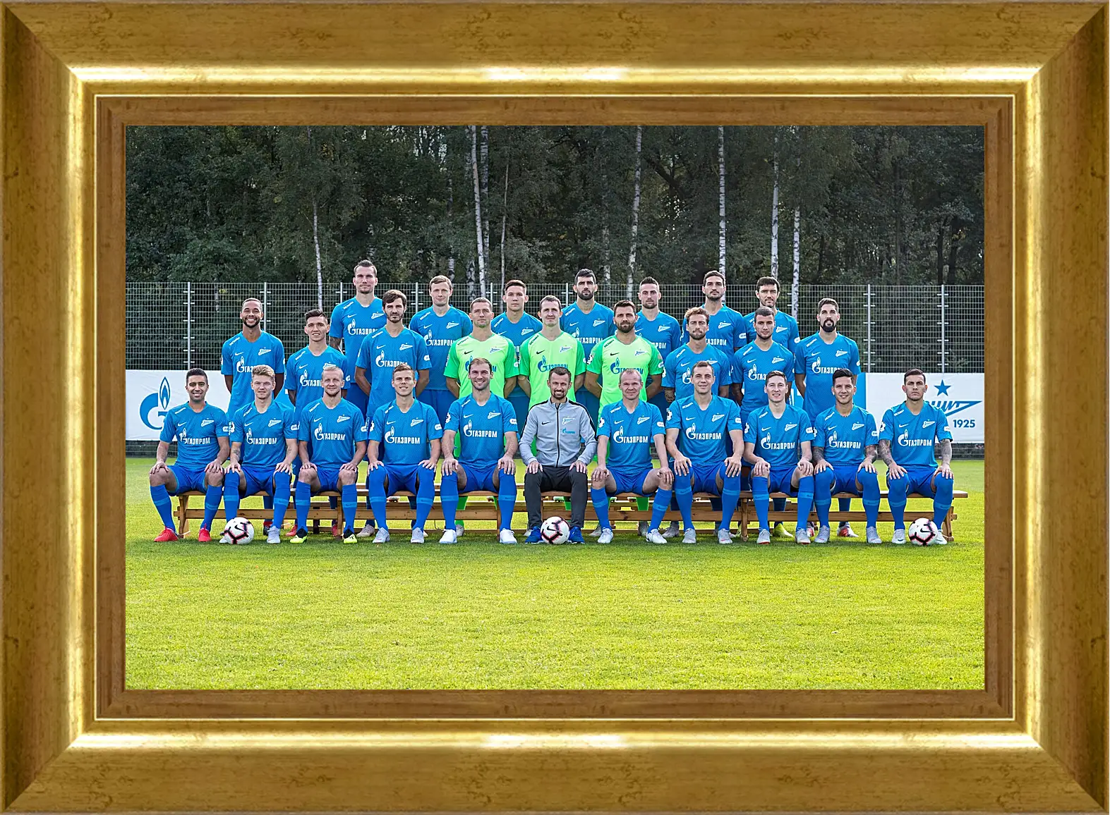 Картина в раме - ФК Зенит Санкт-Петербург. FC Zenit St. Petersburg