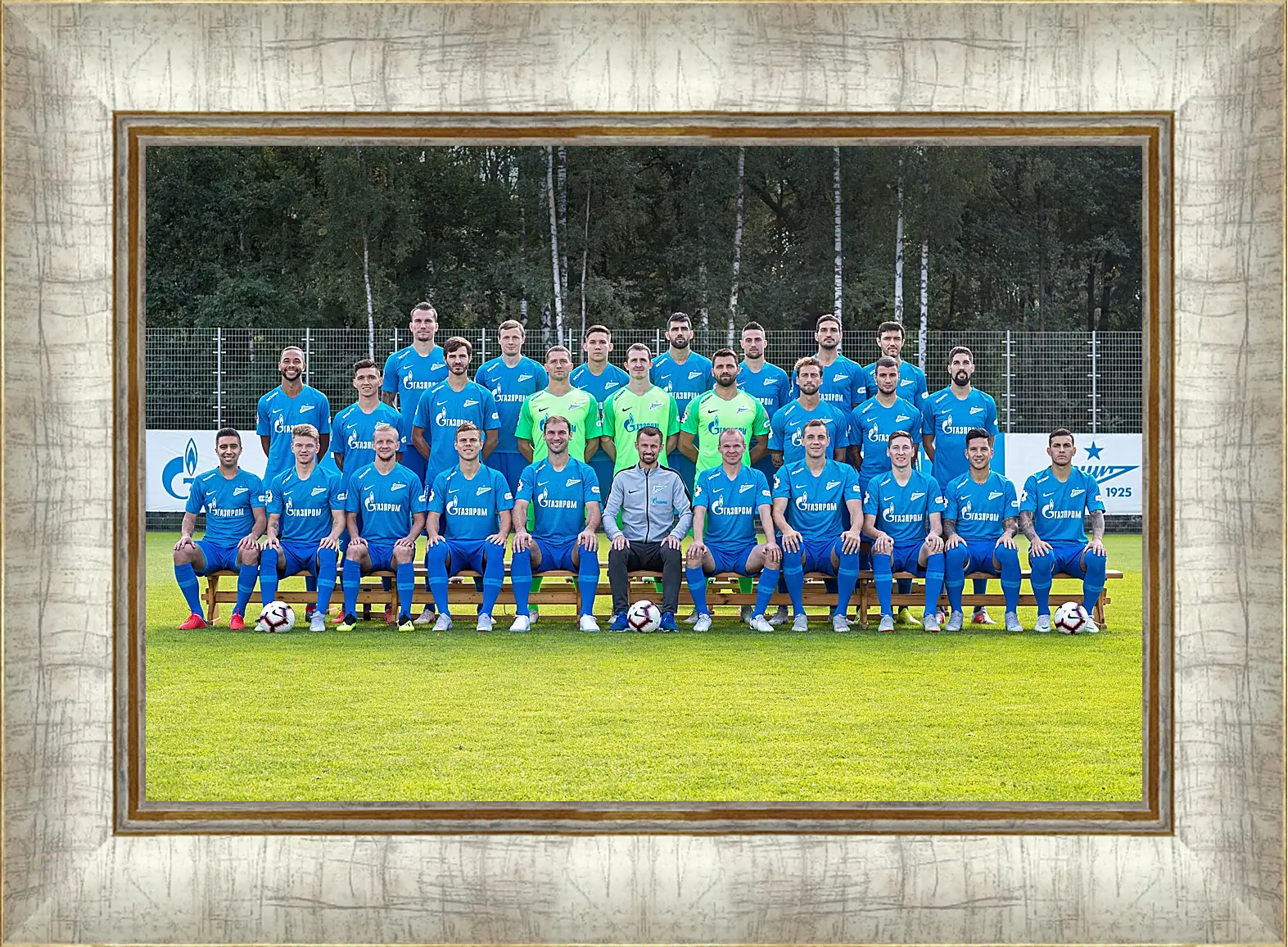 Картина в раме - ФК Зенит Санкт-Петербург. FC Zenit St. Petersburg