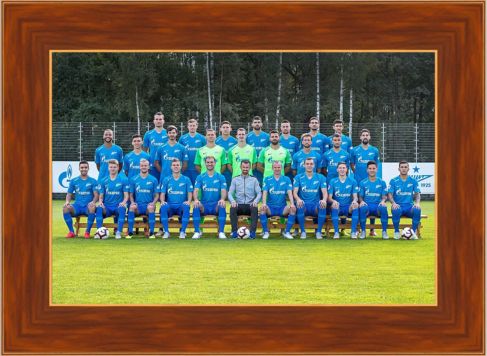 Картина в раме - ФК Зенит Санкт-Петербург. FC Zenit St. Petersburg