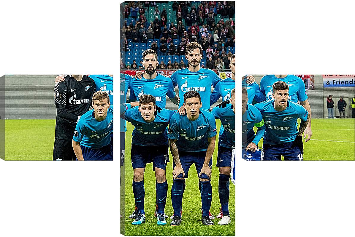 Модульная картина - Фото перед матчем ФК Зенит Санкт-Петербург
