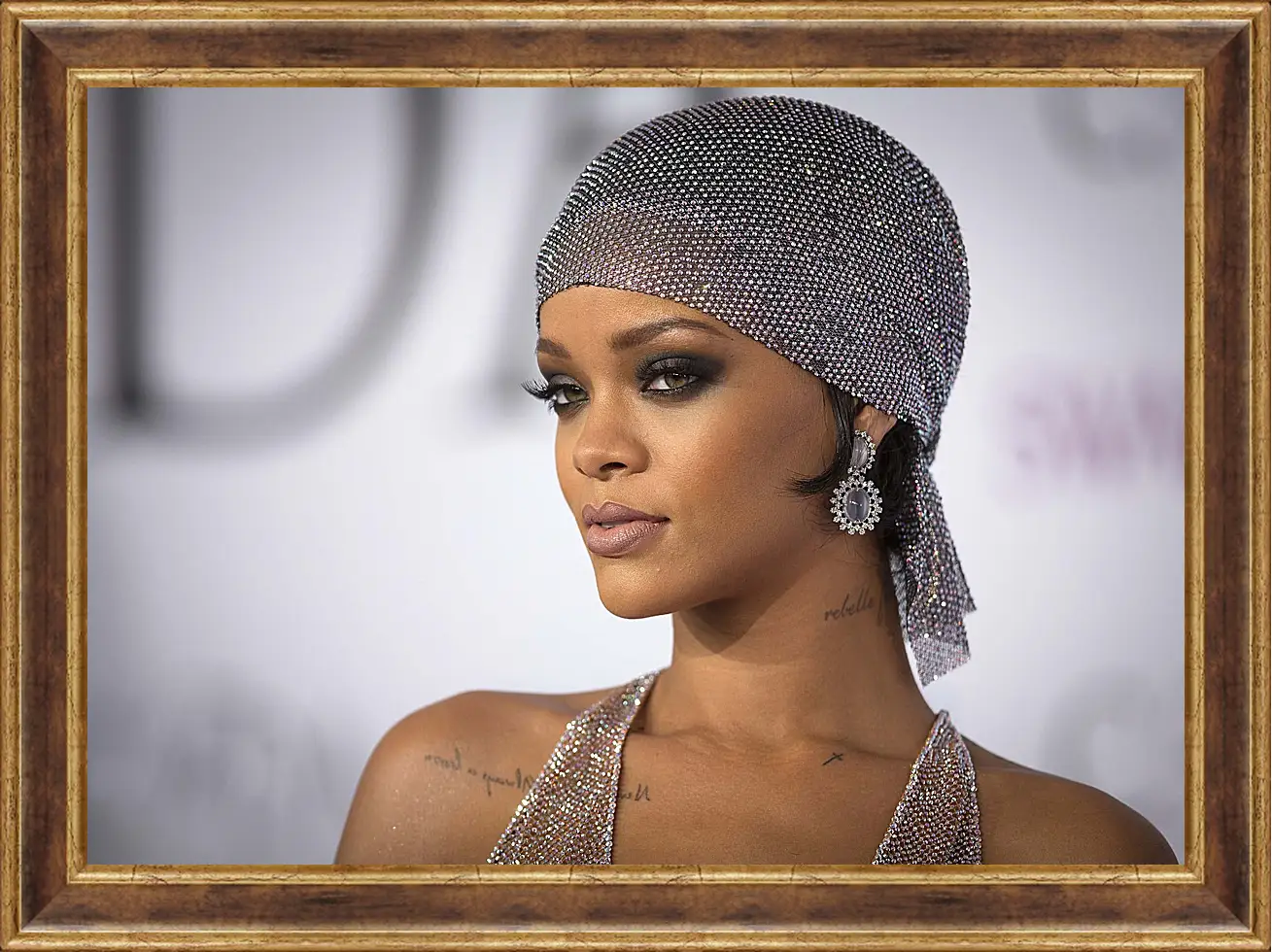 Картина в раме - Рианна. Rihanna