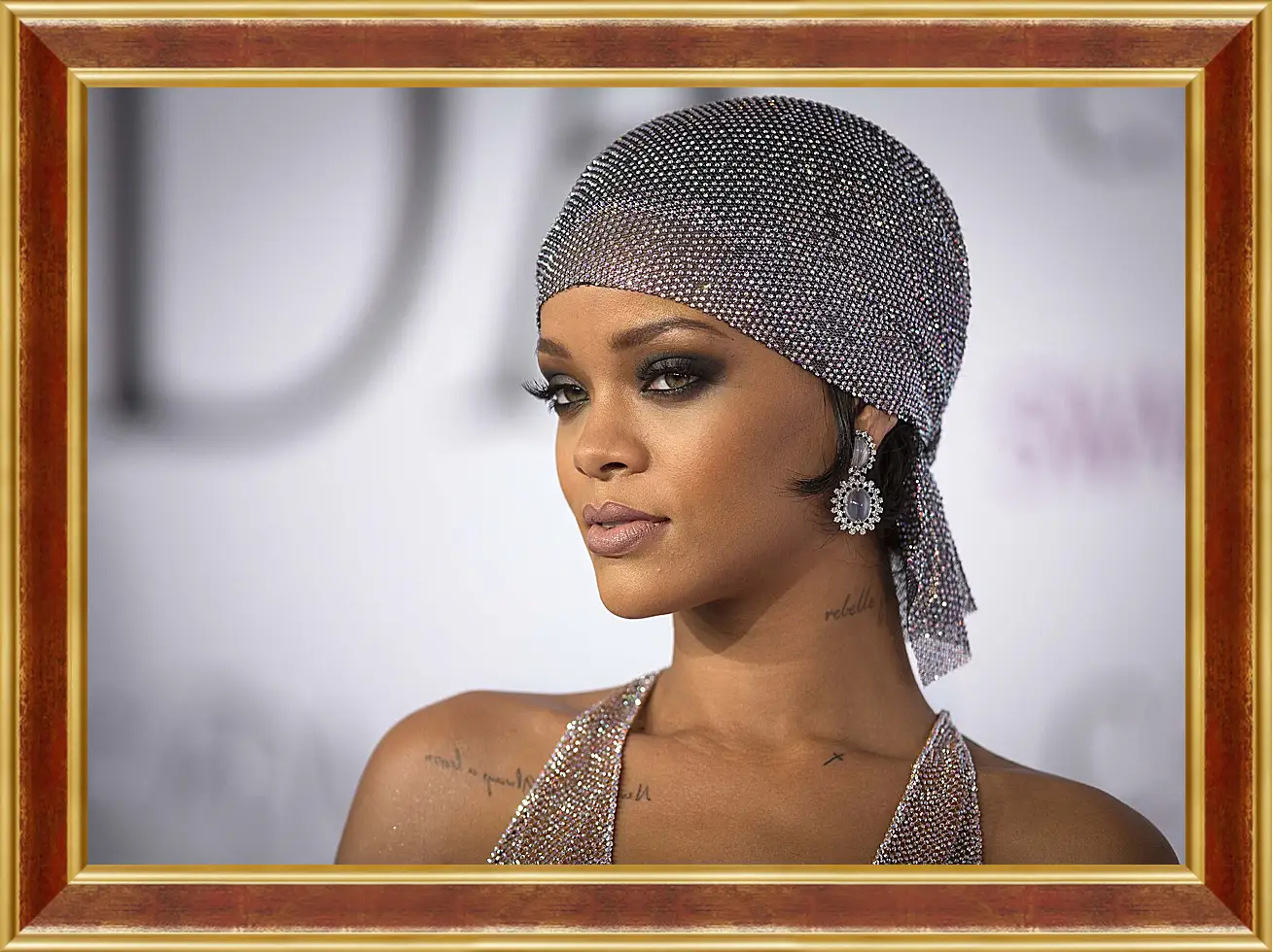 Картина в раме - Рианна. Rihanna