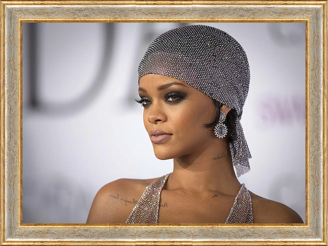 Картина в раме - Рианна. Rihanna