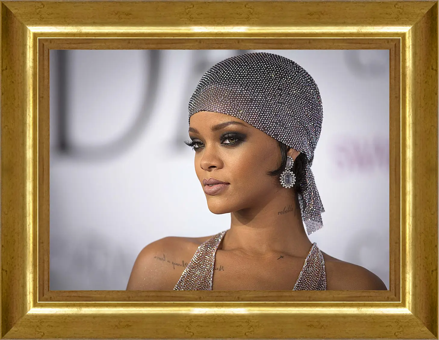 Картина в раме - Рианна. Rihanna