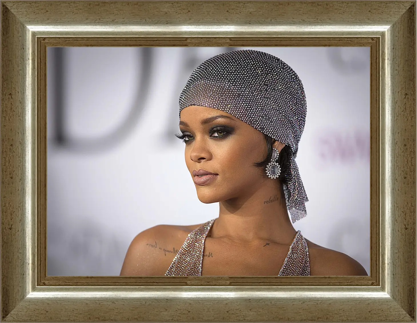 Картина в раме - Рианна. Rihanna