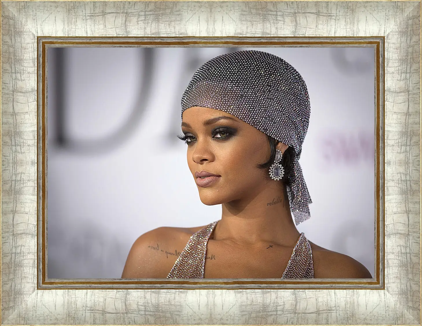 Картина в раме - Рианна. Rihanna