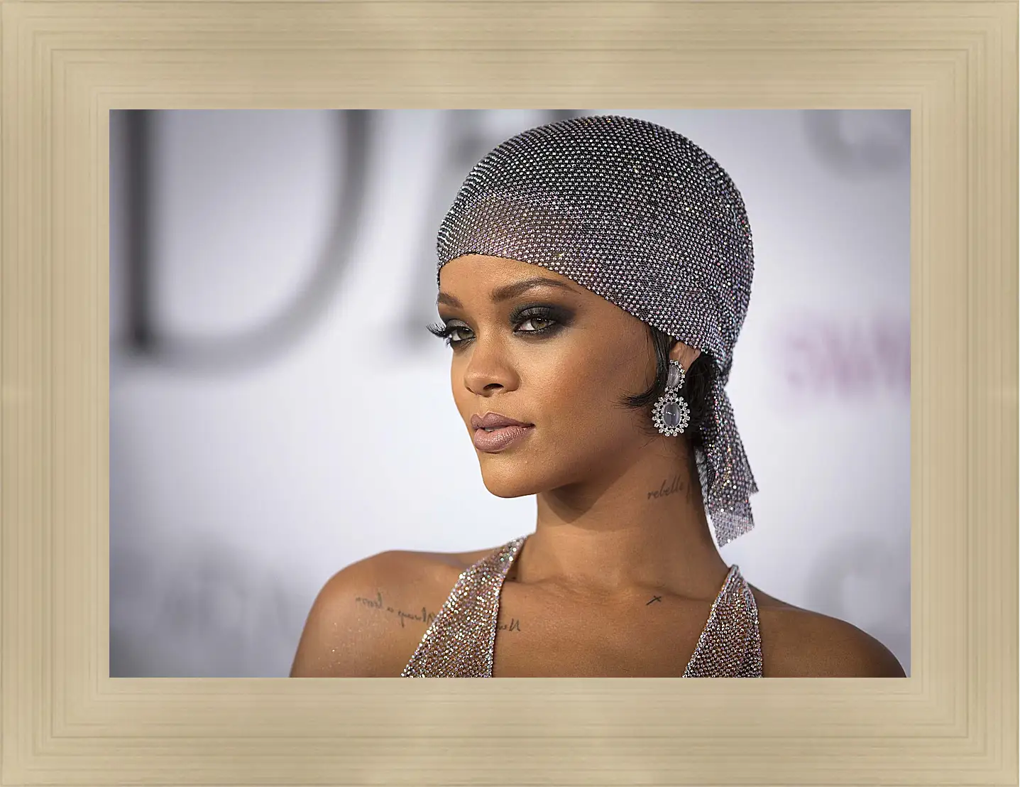 Картина в раме - Рианна. Rihanna