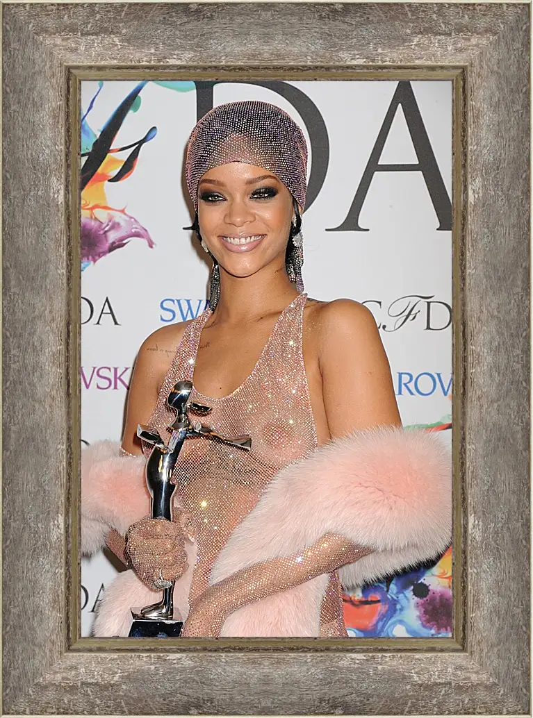 Картина в раме - Рианна. Rihanna