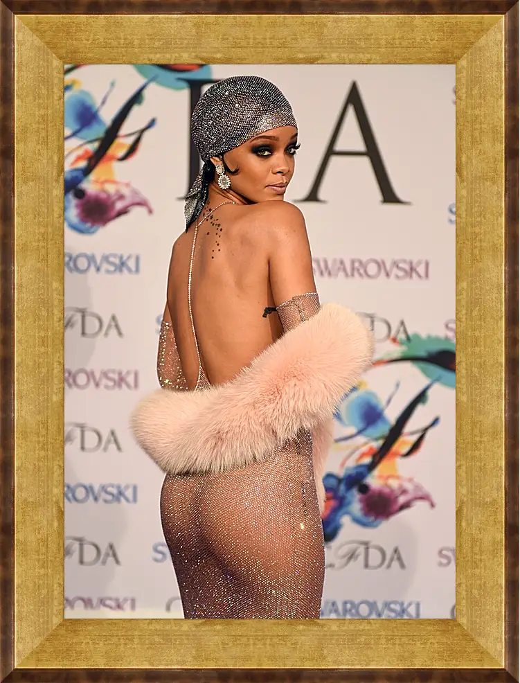 Картина в раме - Рианна. Rihanna