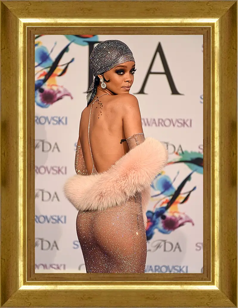 Картина в раме - Рианна. Rihanna