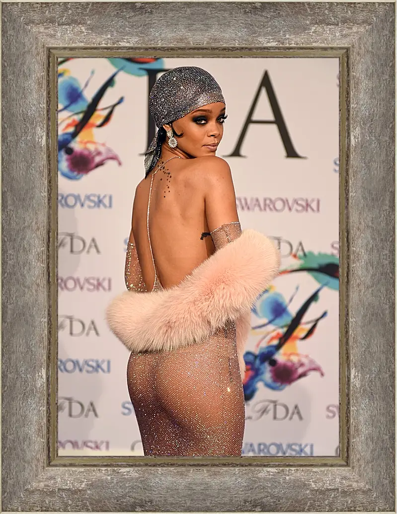 Картина в раме - Рианна. Rihanna