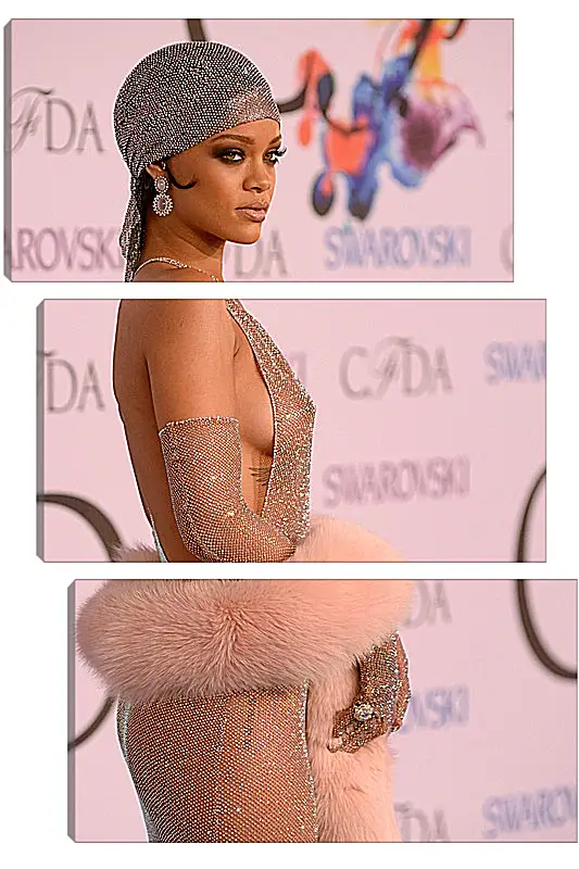 Модульная картина - Рианна. Rihanna