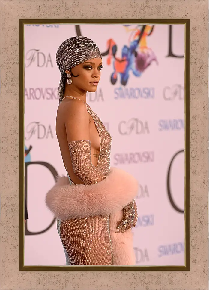 Картина в раме - Рианна. Rihanna