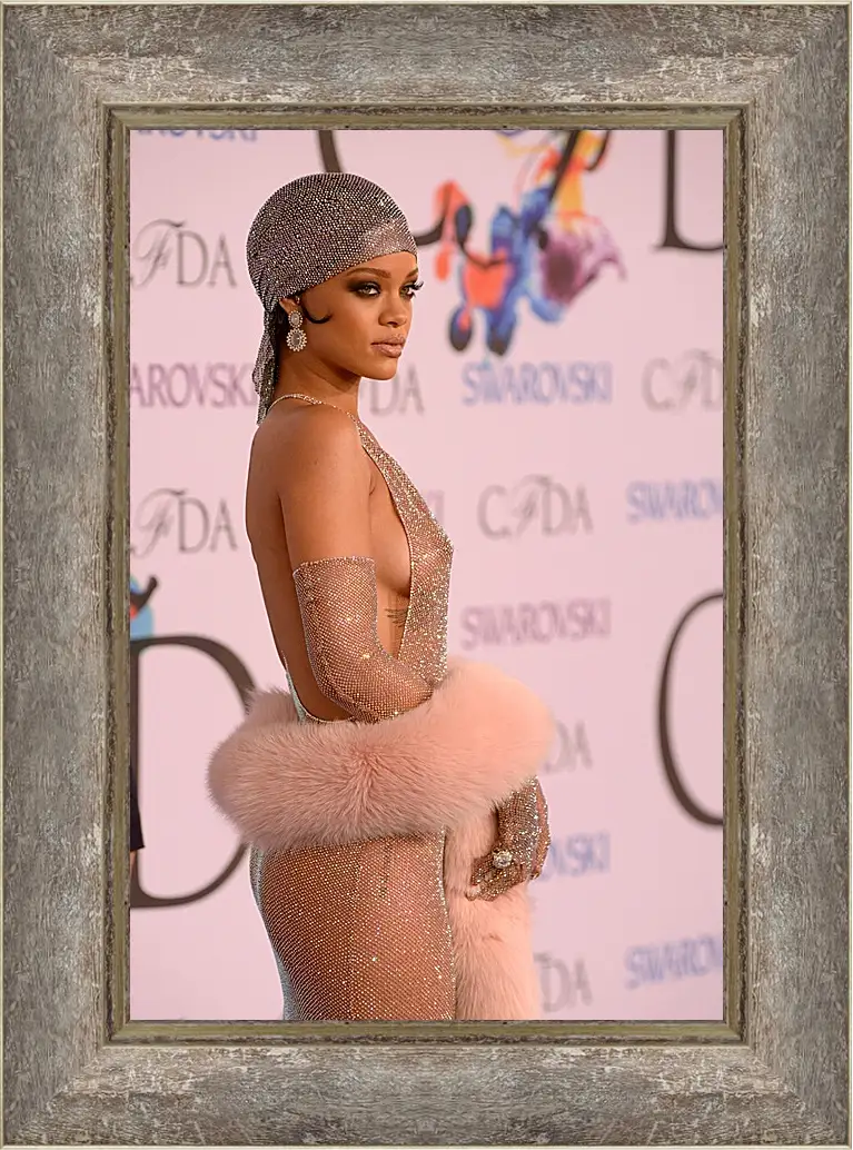 Картина в раме - Рианна. Rihanna