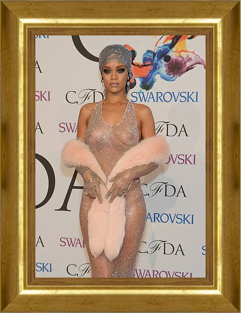 Картина в раме - Рианна. Rihanna