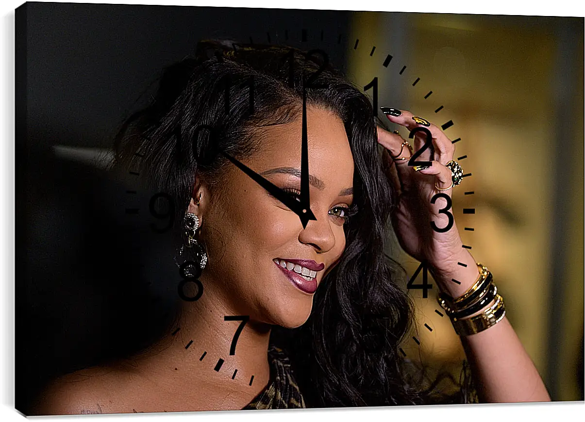 Часы картина - Рианна. Rihanna