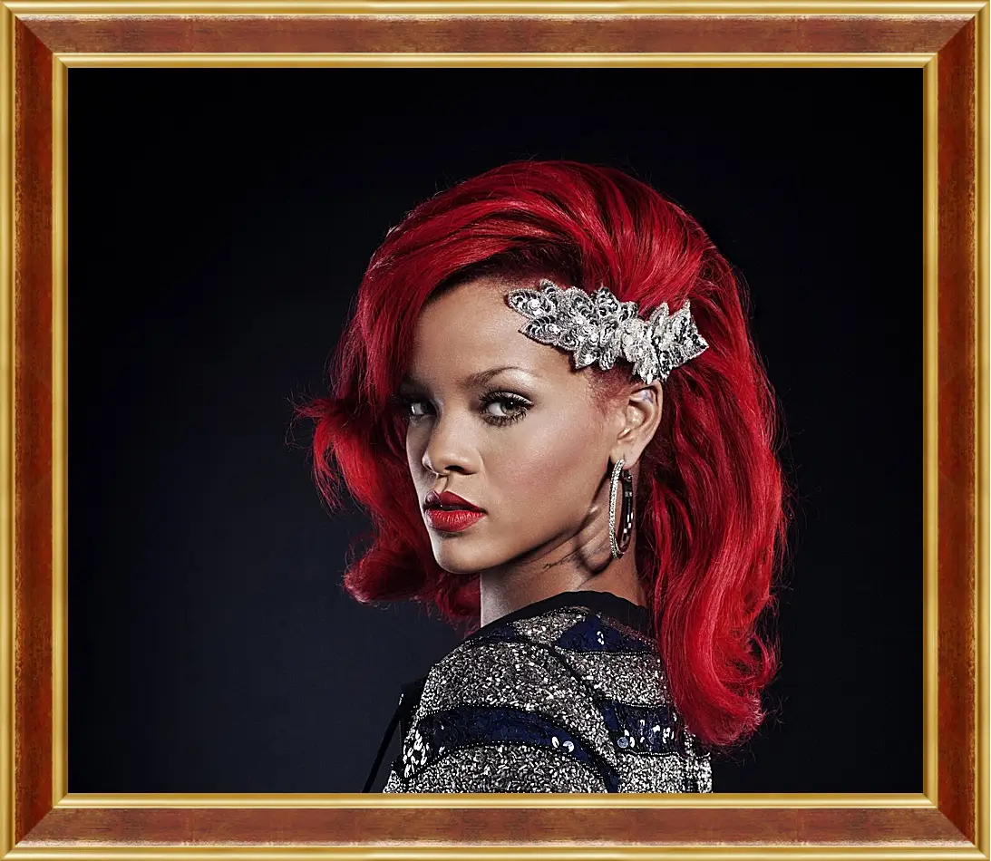 Картина в раме - Рианна. Rihanna