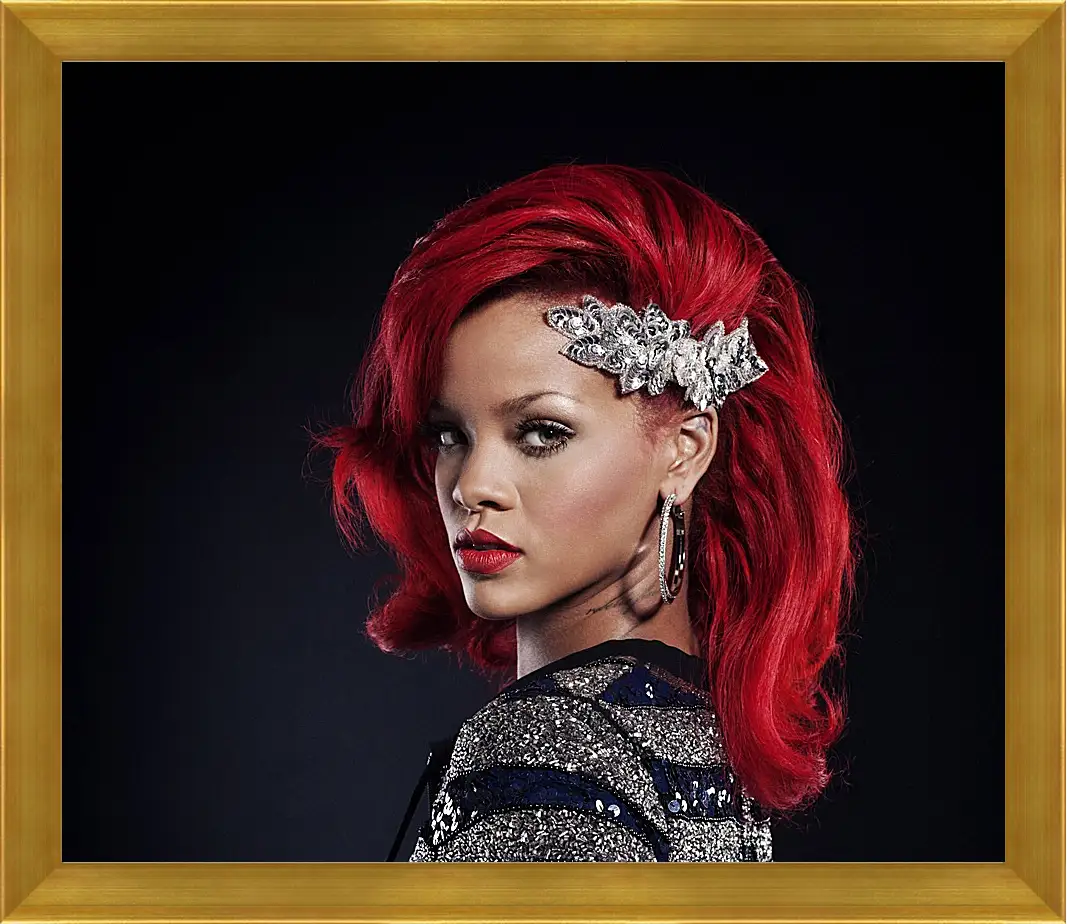 Картина в раме - Рианна. Rihanna