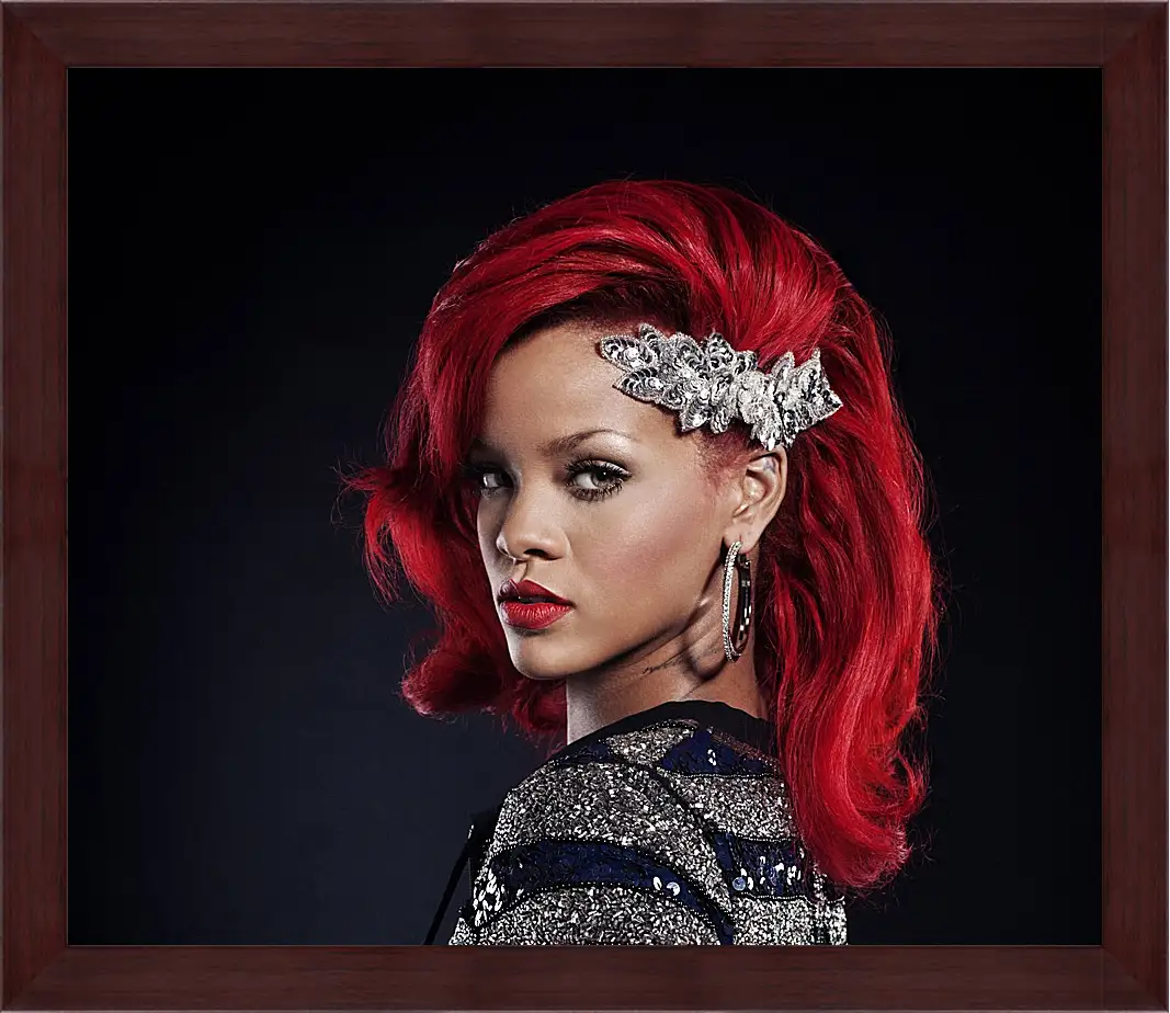 Картина в раме - Рианна. Rihanna