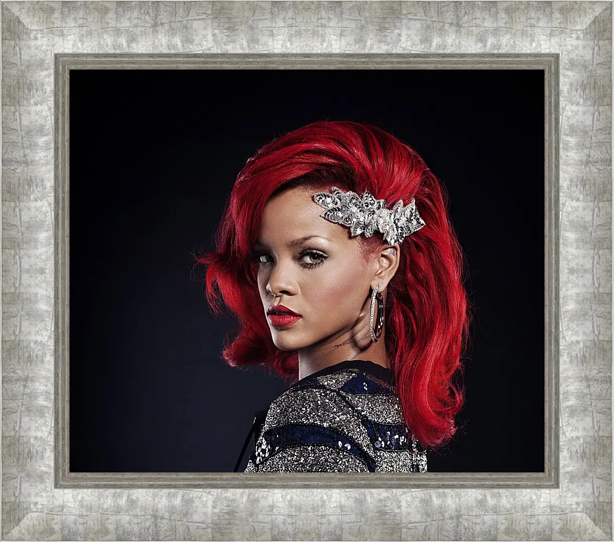 Картина в раме - Рианна. Rihanna