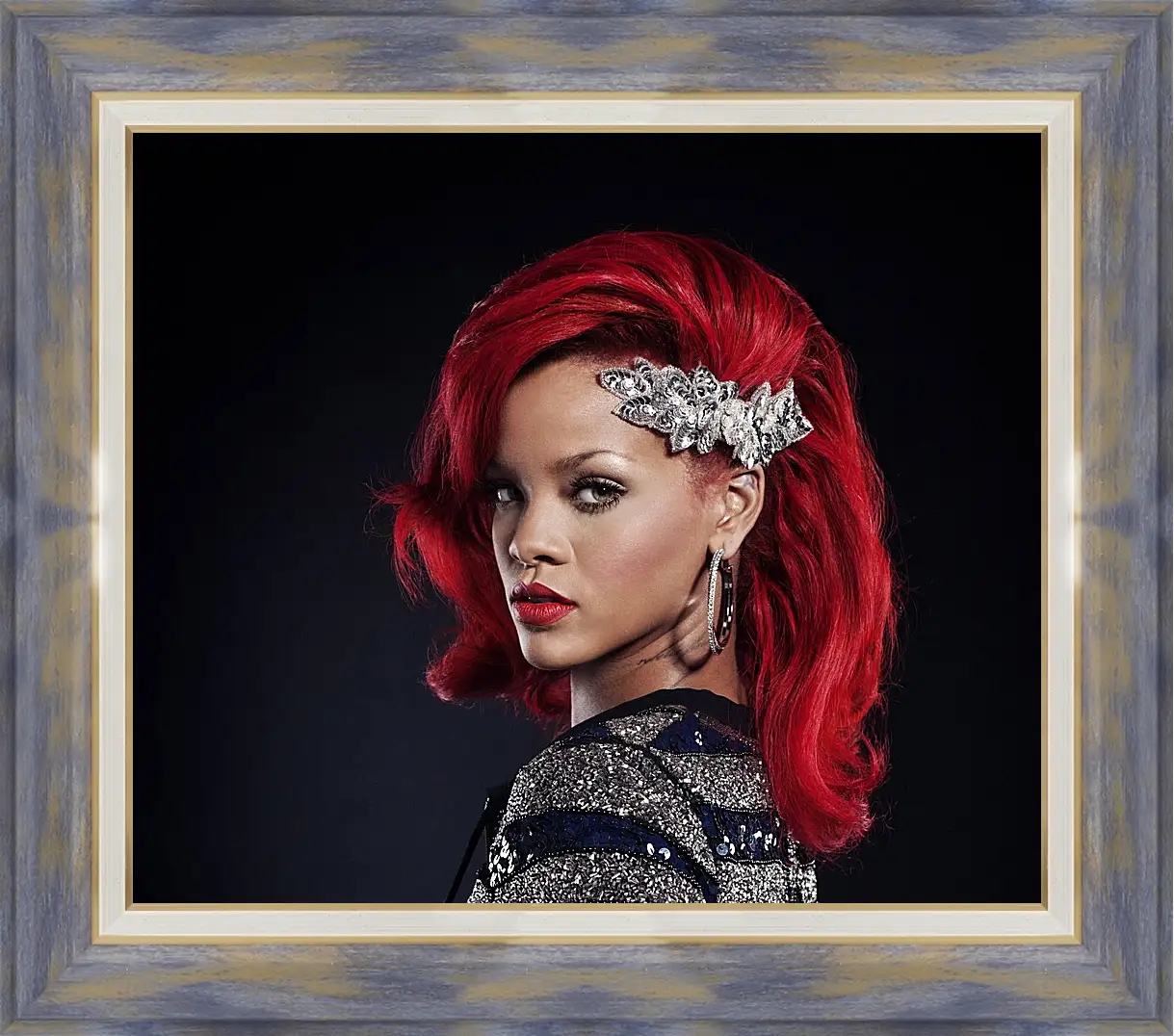 Картина в раме - Рианна. Rihanna