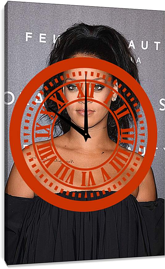 Часы картина - Рианна. Rihanna