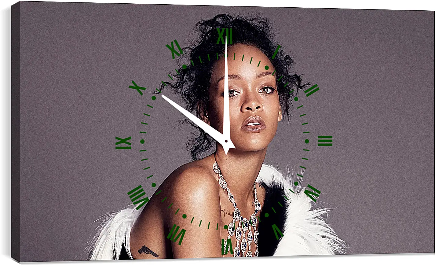 Часы картина - Рианна. Rihanna