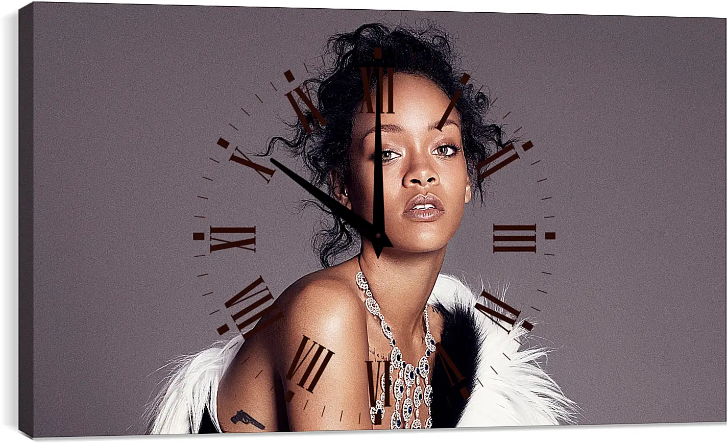 Часы картина - Рианна. Rihanna