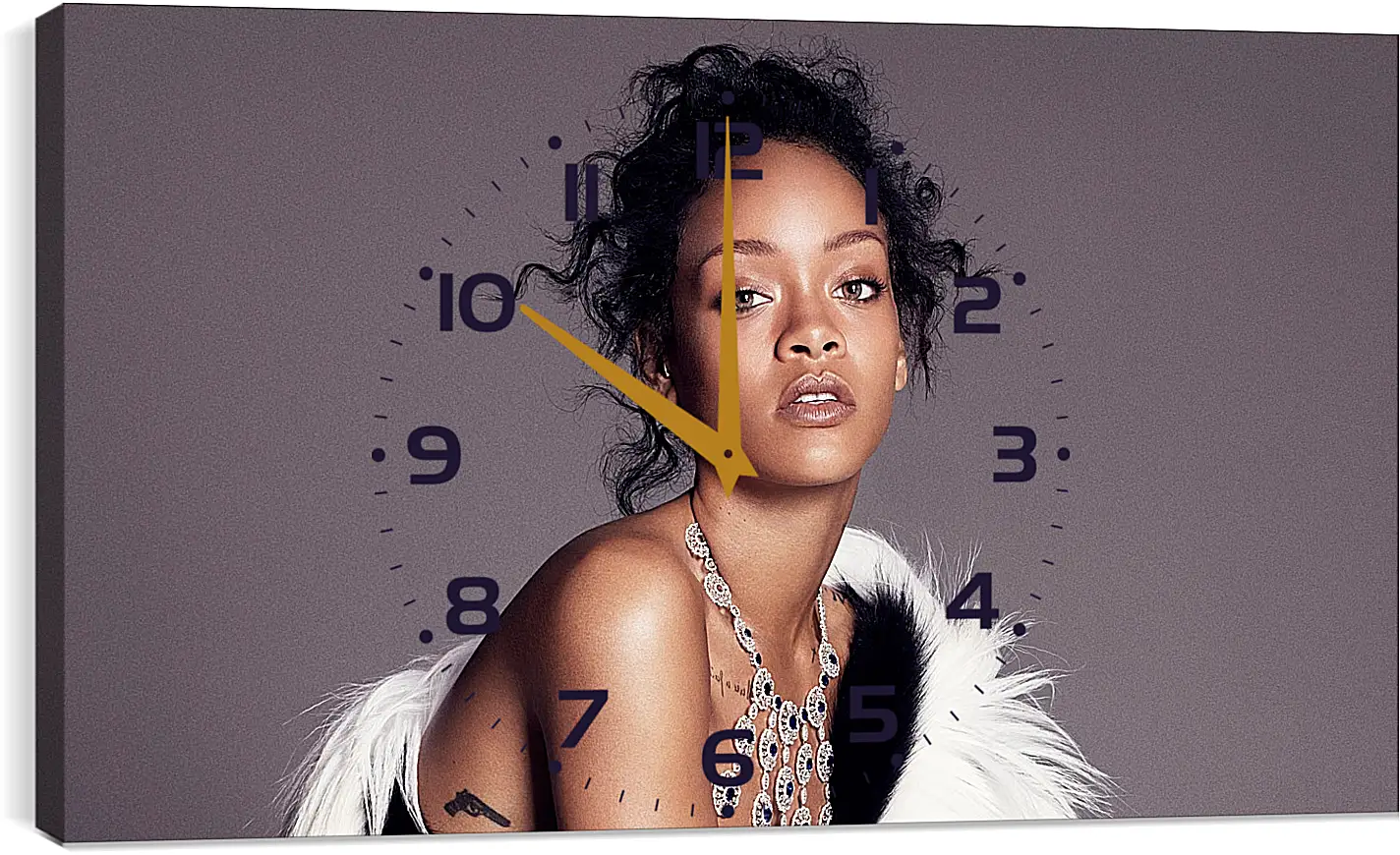 Часы картина - Рианна. Rihanna