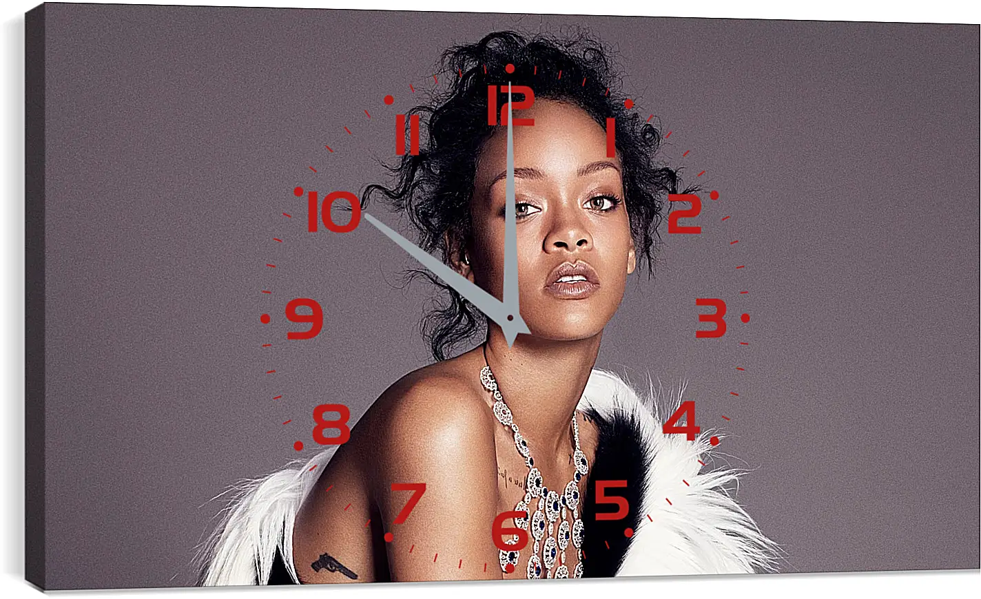 Часы картина - Рианна. Rihanna