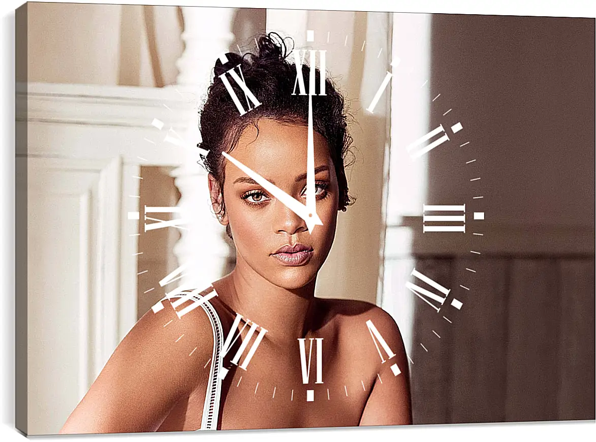 Часы картина - Рианна. Rihanna