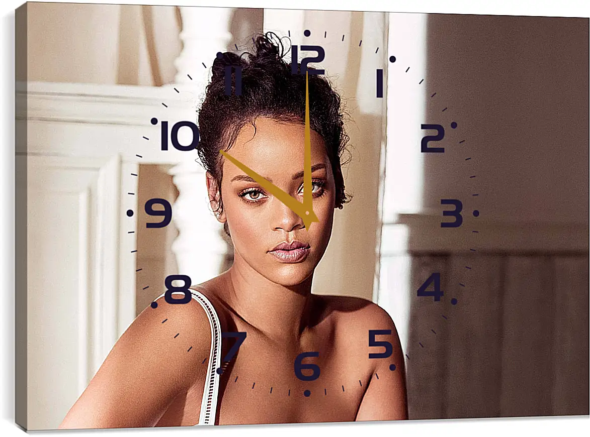 Часы картина - Рианна. Rihanna