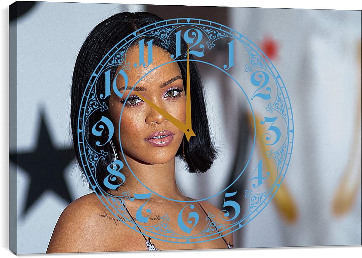 Часы картина - Рианна. Rihanna